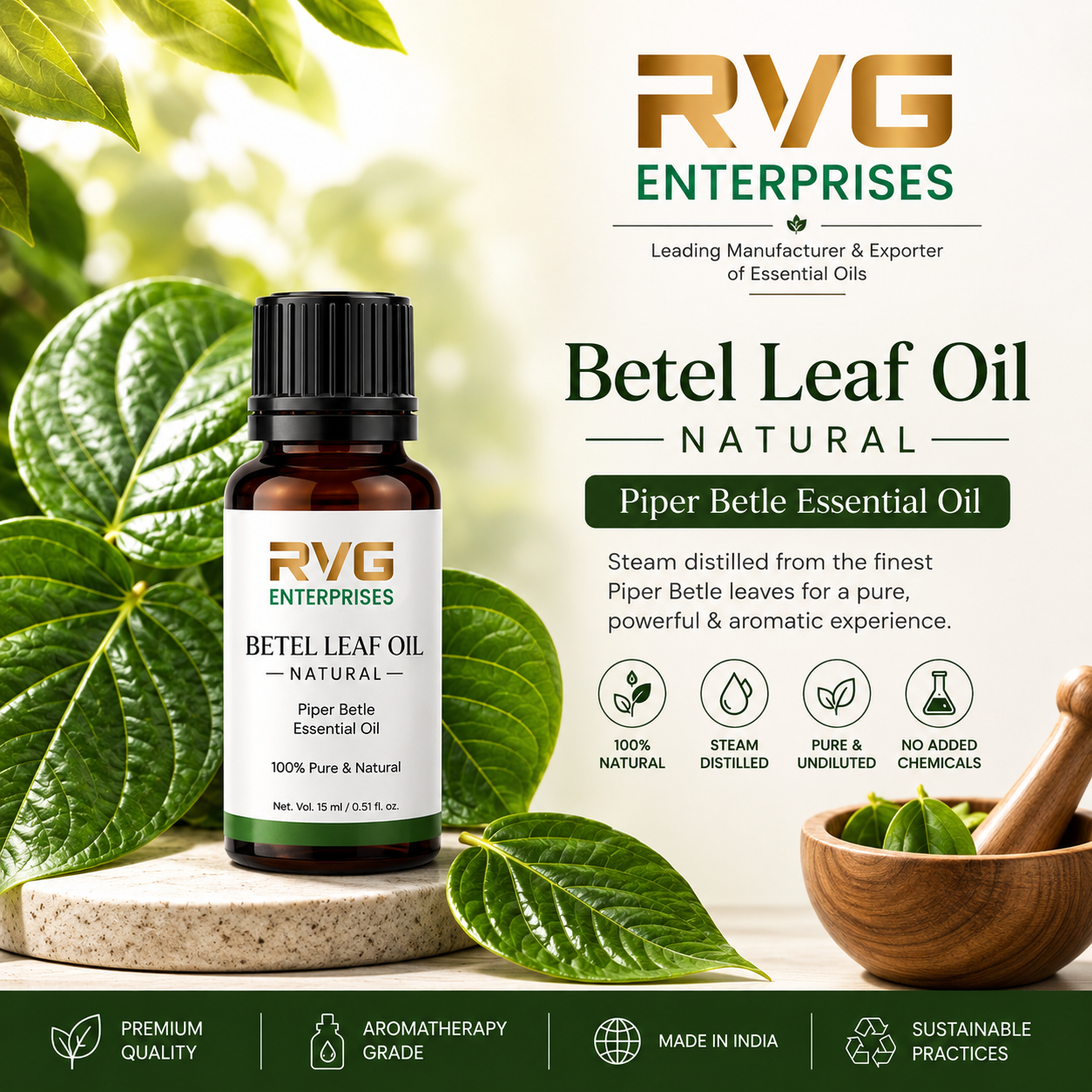 Betel leaf oil natural