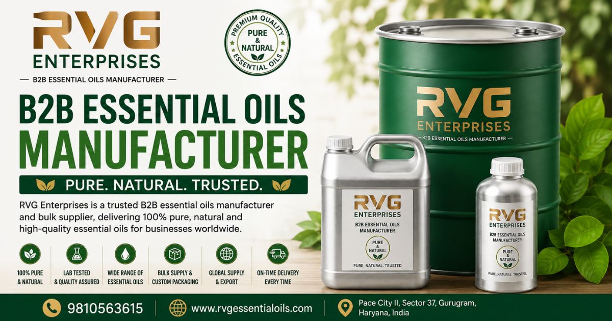B2B essential oils manufacturer Gurgaon
