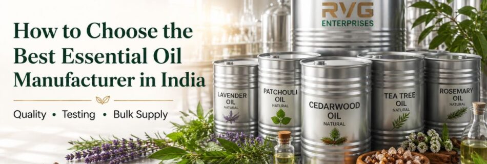 essential oil manufacturer in India